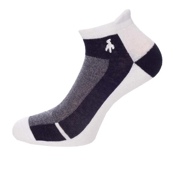 Patterened Socks 3-Pairs Navy - Coral - Image 2